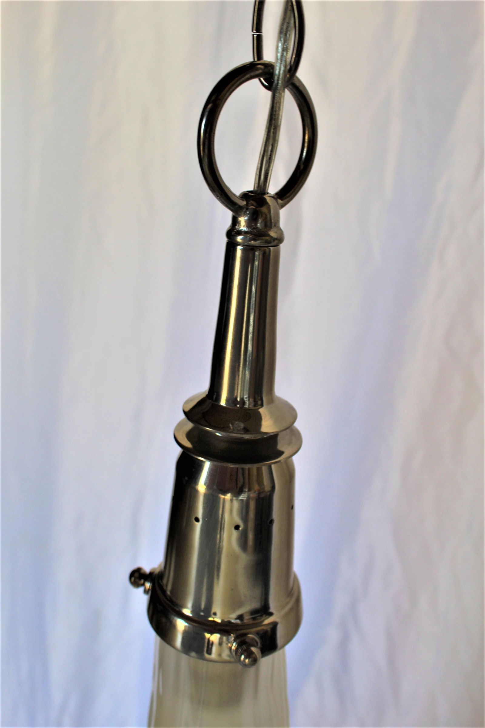 Mid-Century Modern Glass Pendant Murano Gold - 6