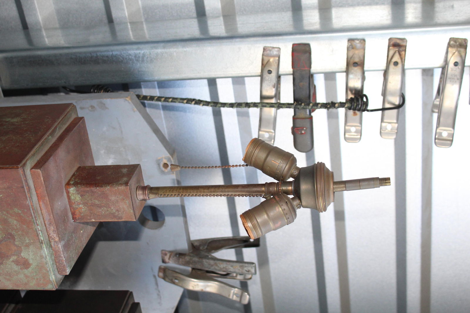 Deco/Modern Steel block Floor Lamp (2) available - 18