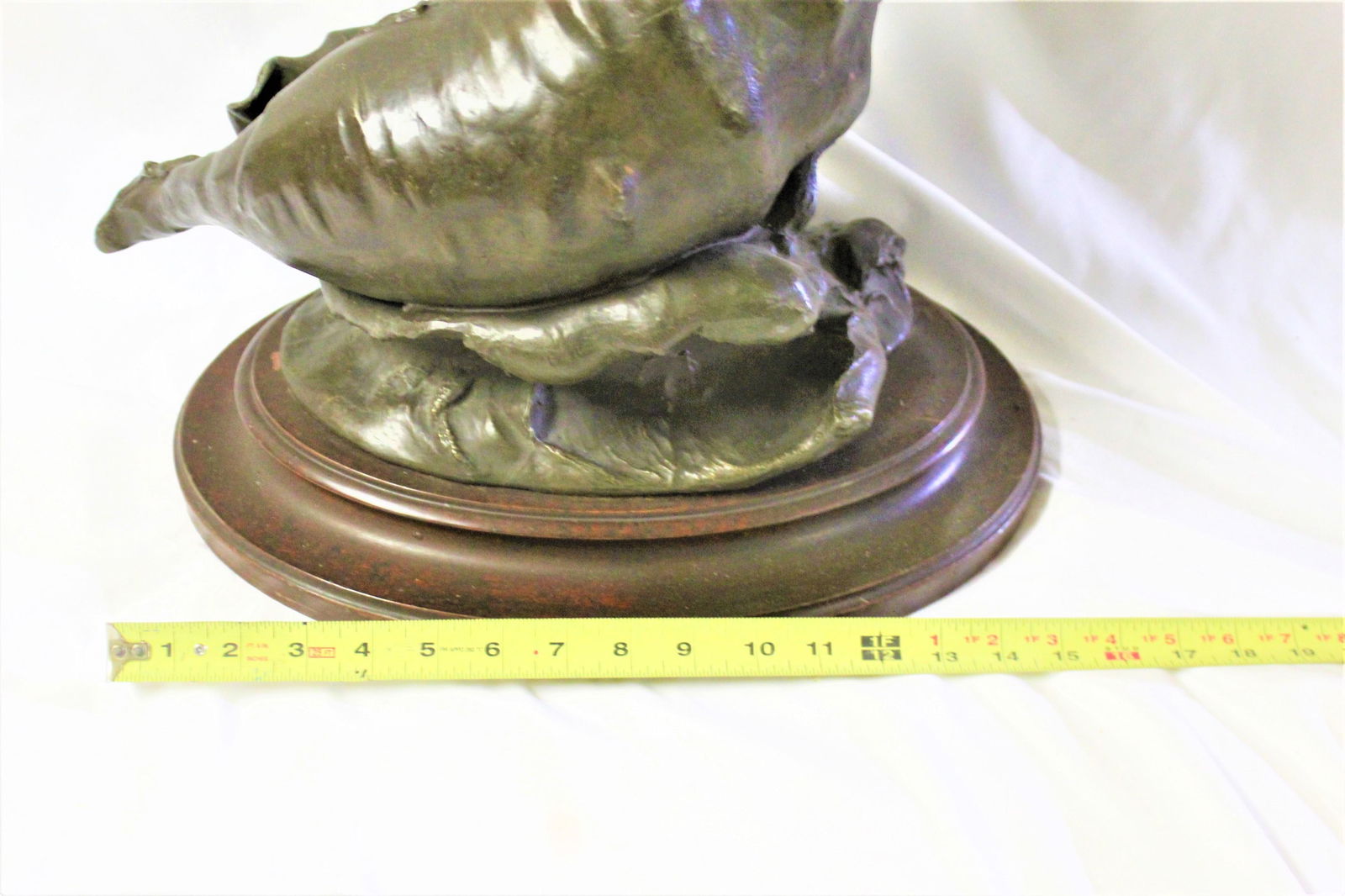 Original Female Nude on a Shell with Putti, Art Nouveau 1890, s Signed - 4