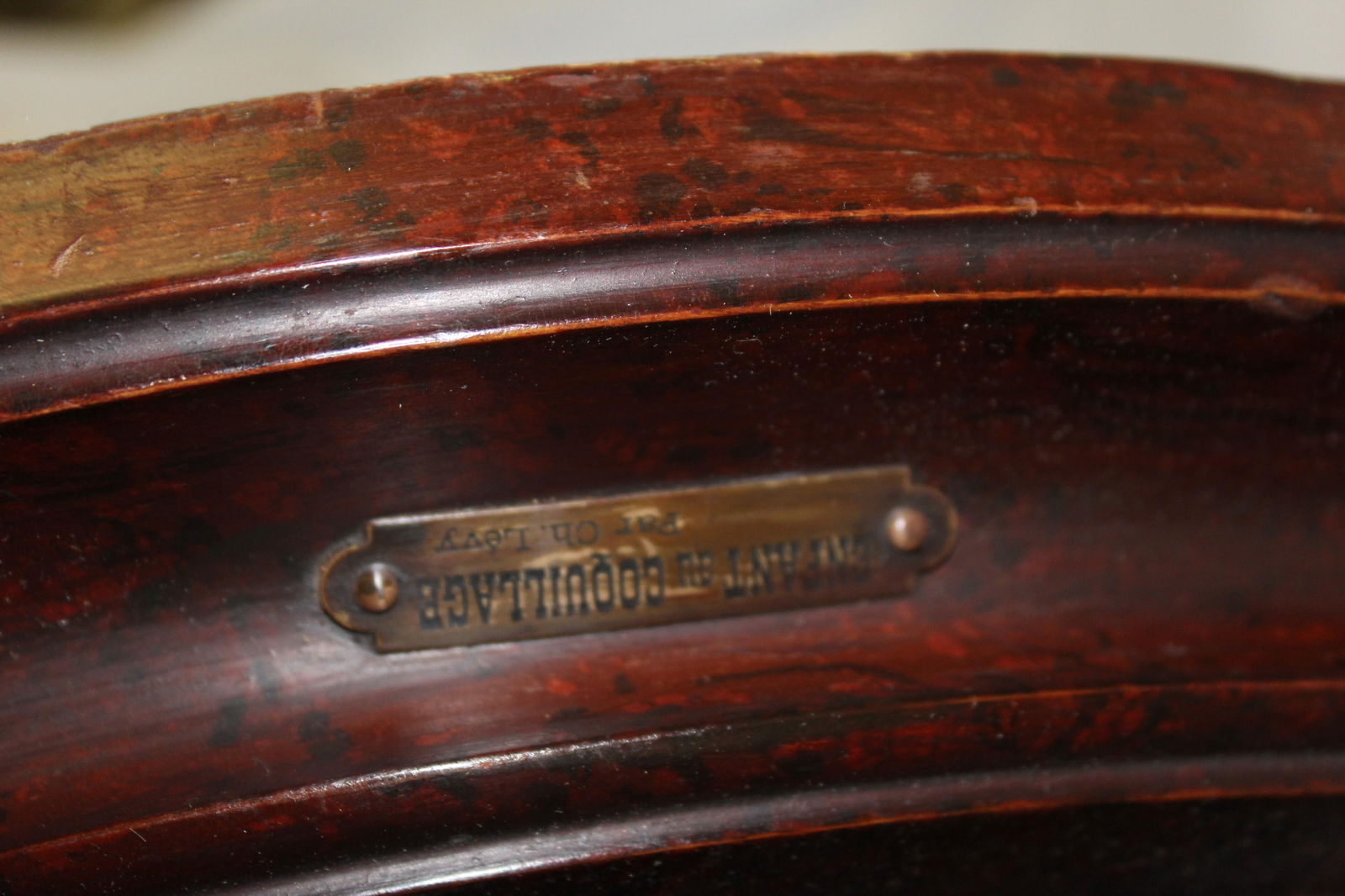 Original Female Nude on a Shell with Putti, Art Nouveau 1890, s Signed - 5