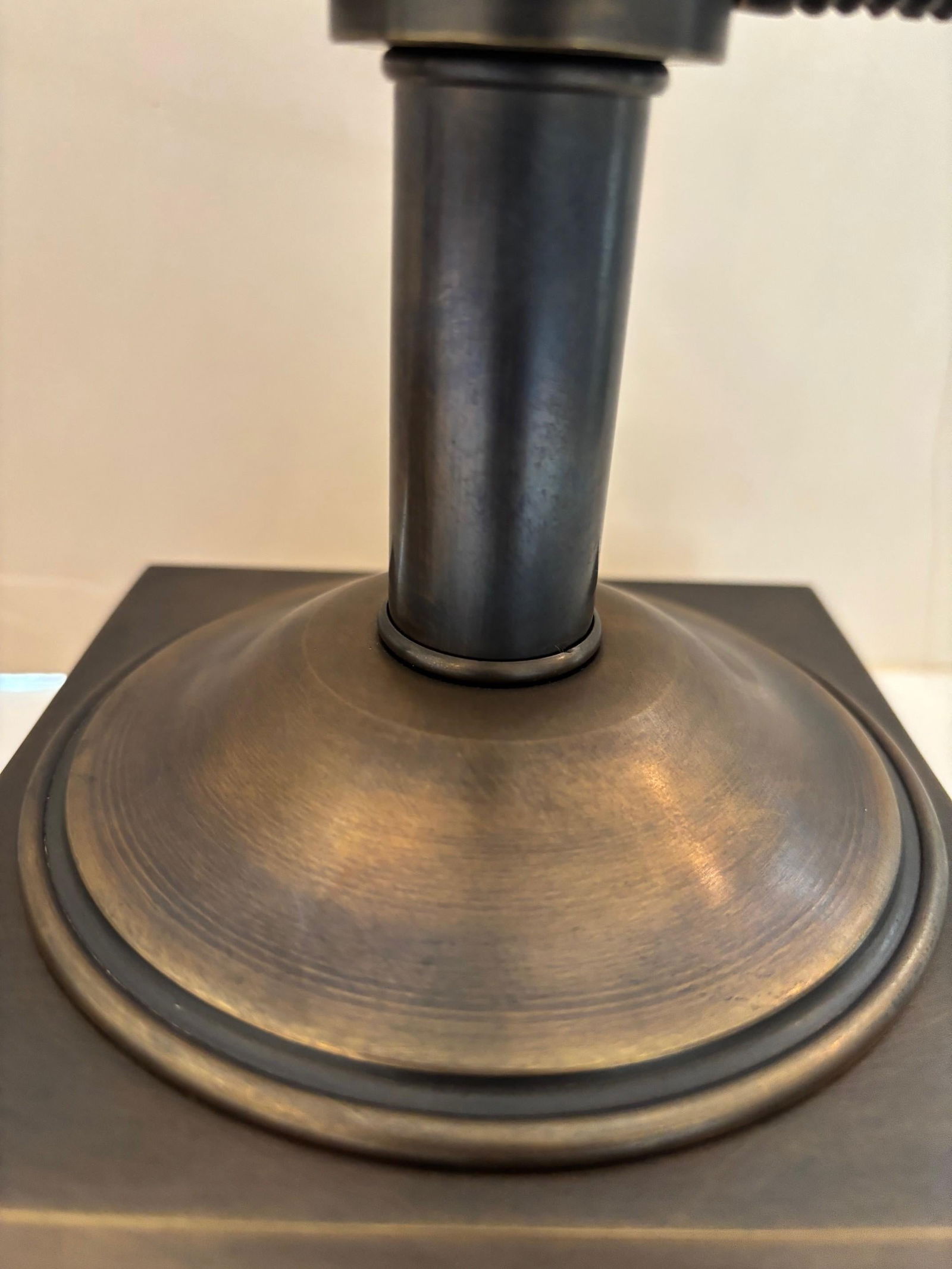 Cast Bronze, Art Deco Lamps with Solid Glass Rods - 17