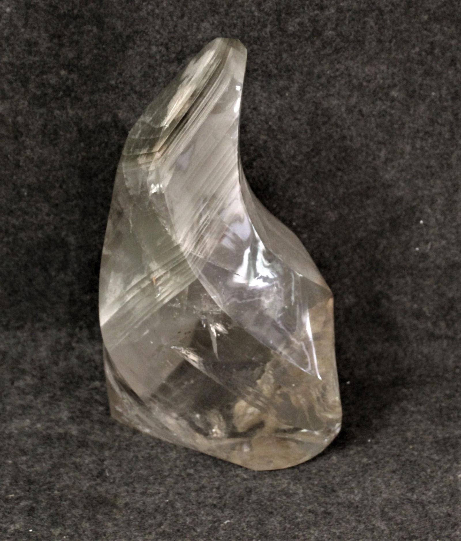 Large Rock Crystal Specimen , Unique Shape - 13