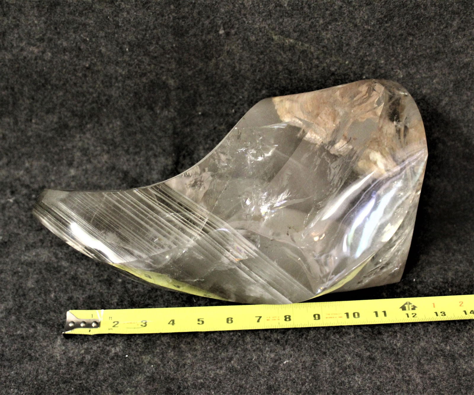 Large Rock Crystal Specimen , Unique Shape - 19