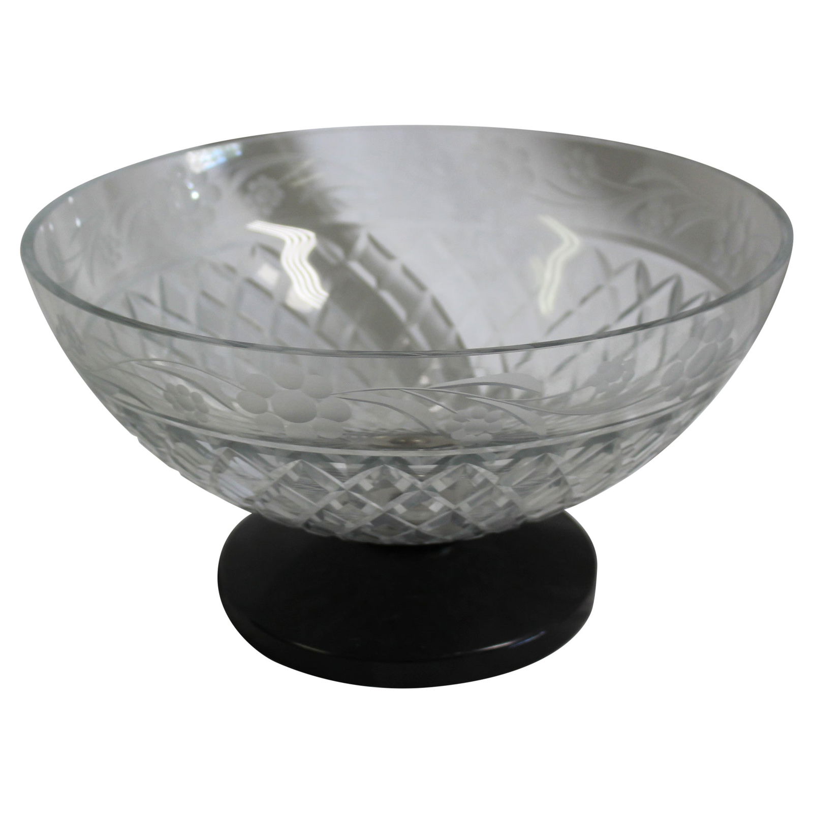 Mid-Century Modern Crystal Bowl (1 of 6)