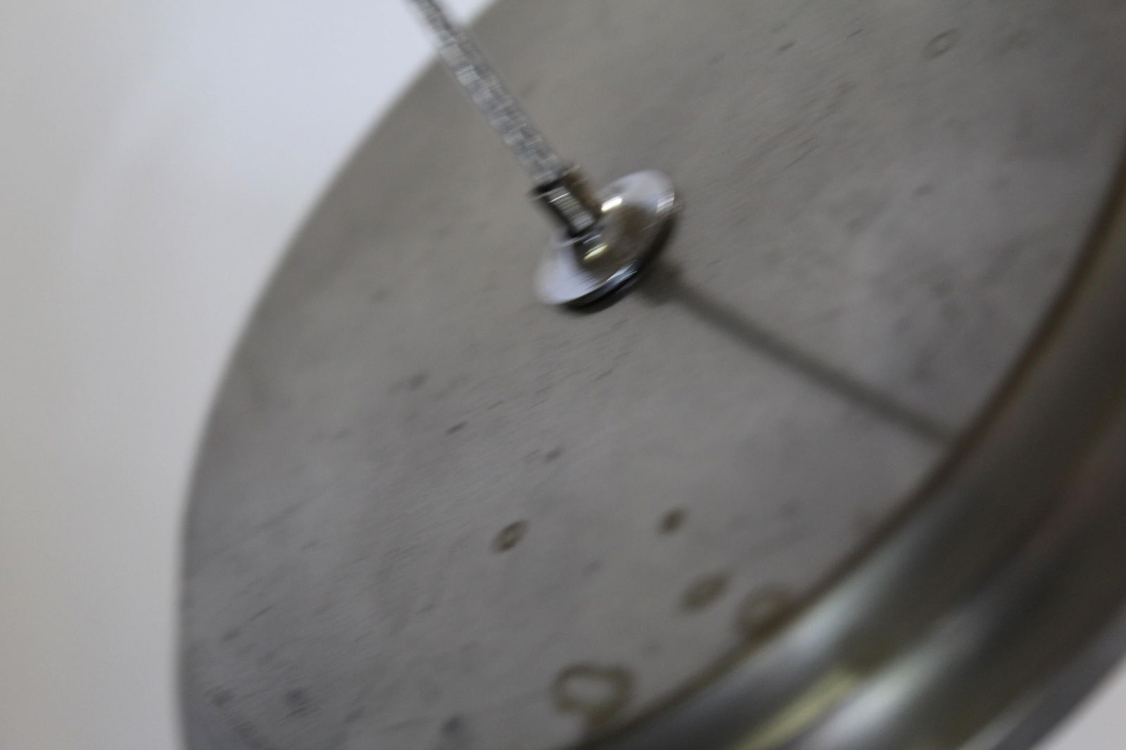 Mid Century Modern Single Glass Orb pendant light , Italian - 17