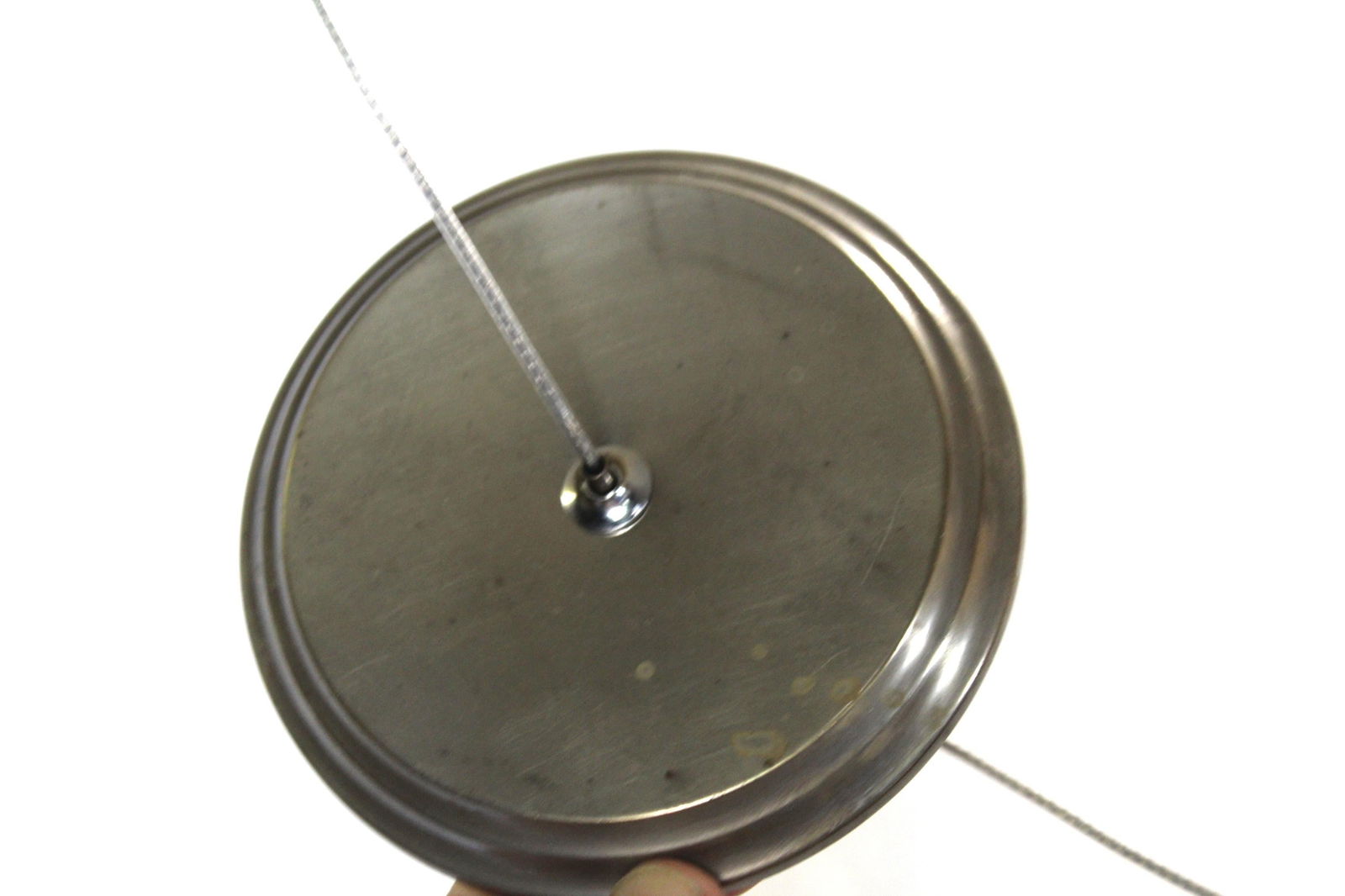 Mid Century Modern Single Glass Orb pendant light , Italian - 2