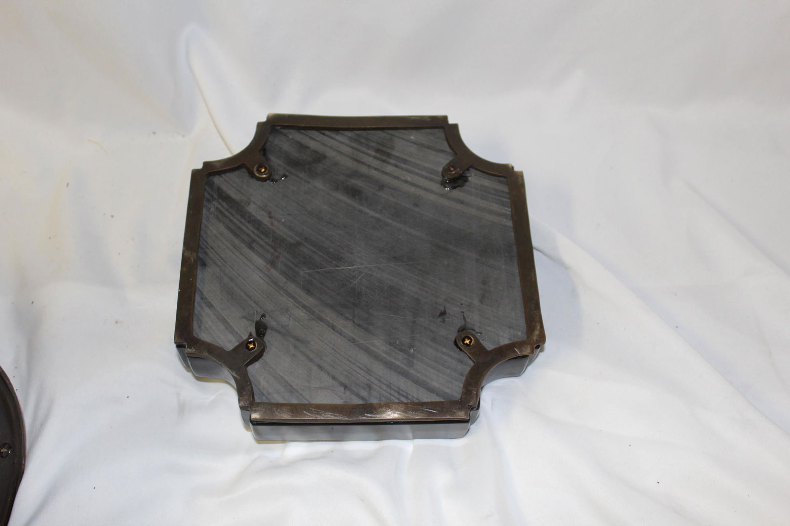 19 Th century Lady Bronze with mandolin, Signed - 5