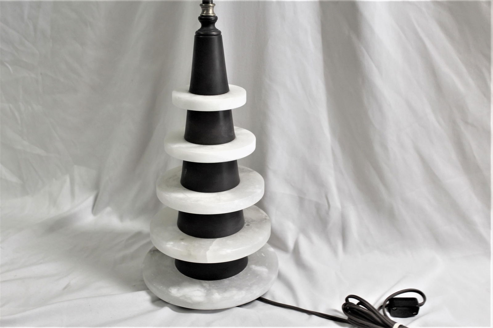 Mid-Century Modern /Deco Alabaster Lamp - 8