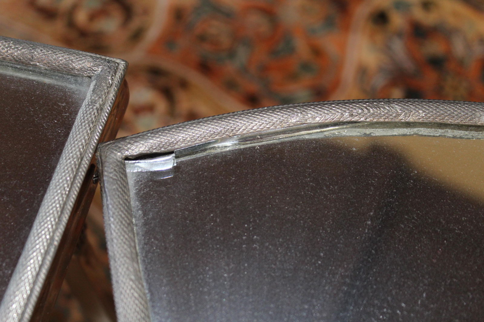 Mid Century/Modern Coffee Table set of 3 , Silver Plate , Paw feet - 11