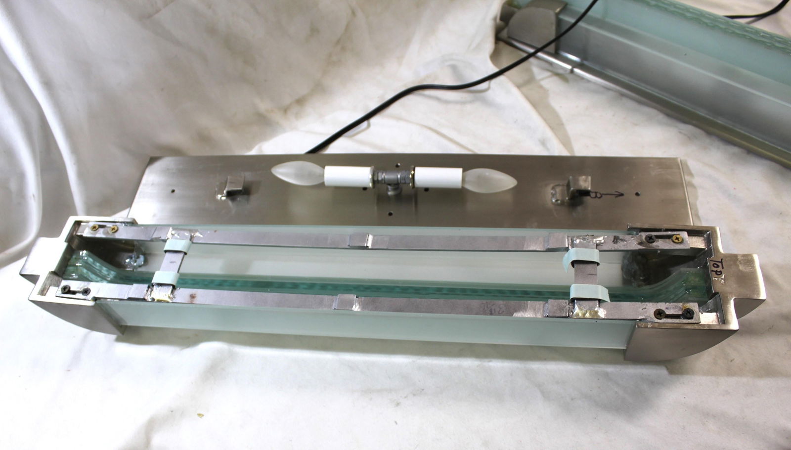 Art Deco Style/Modern Sconces , Rare find by Jean Perzel pair - 3