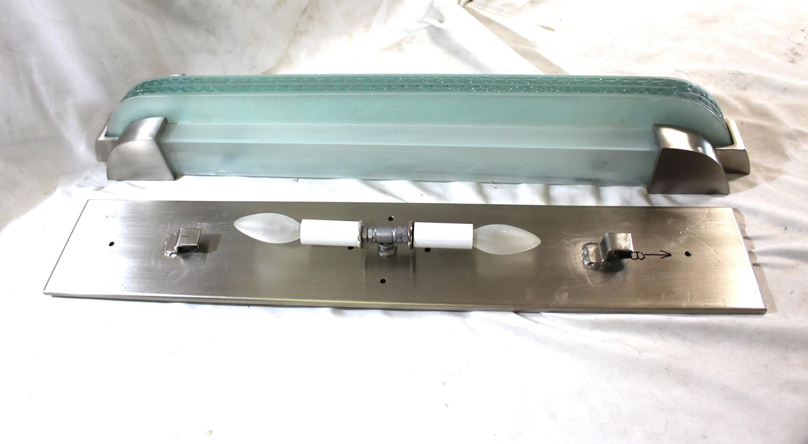 Art Deco Style/Modern Sconces , Rare find by Jean Perzel pair - 5