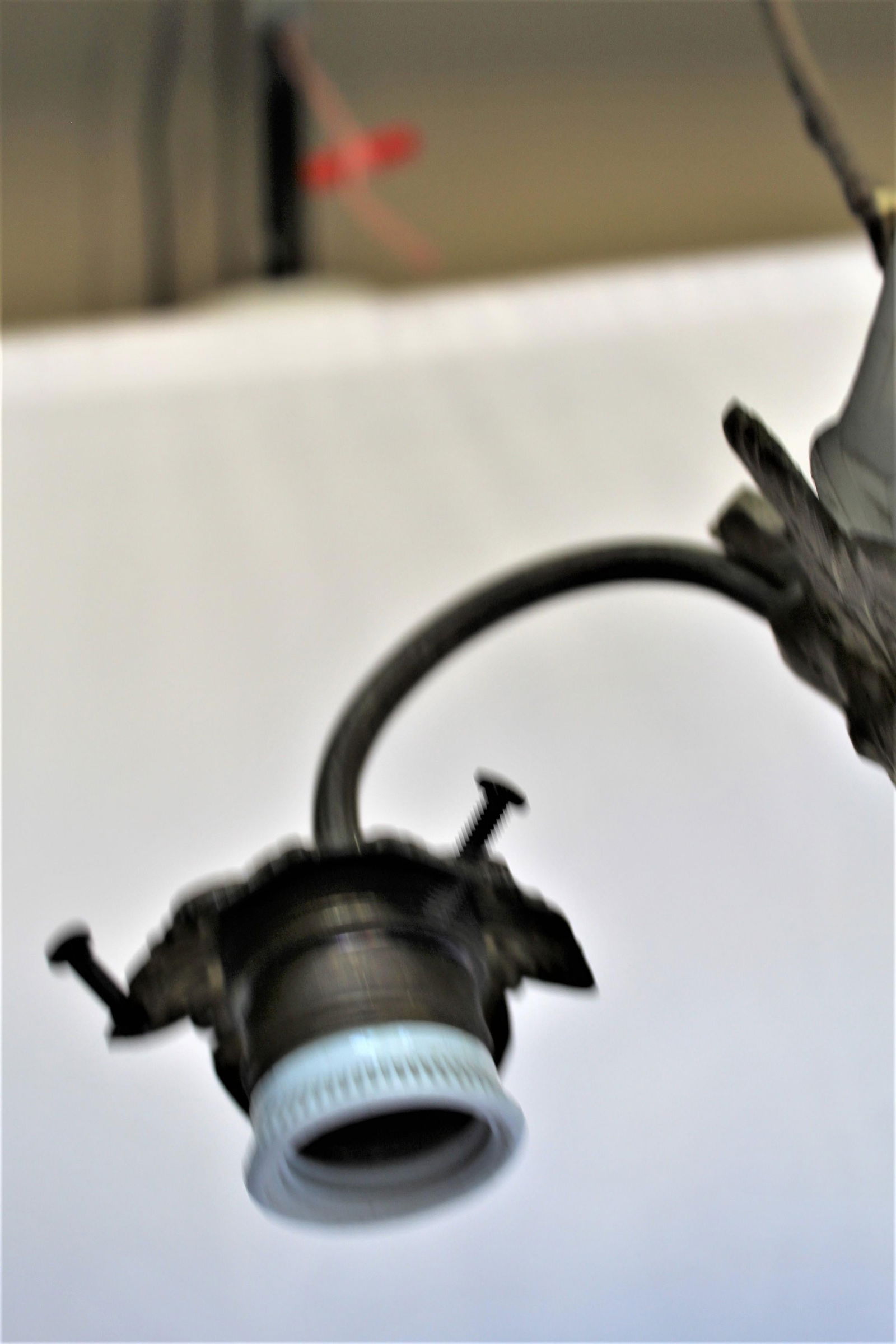 Art Deco/ Nouveau Chandelier /Antique Signed - 12