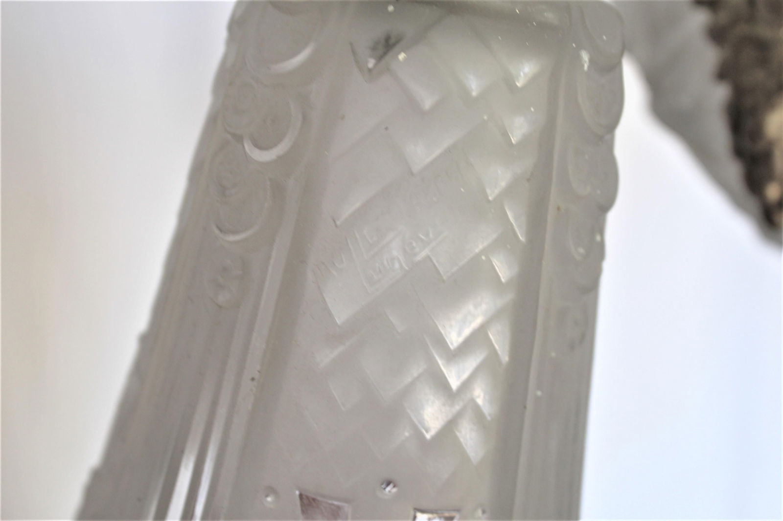 Art Deco/ Nouveau Chandelier /Antique Signed - 17