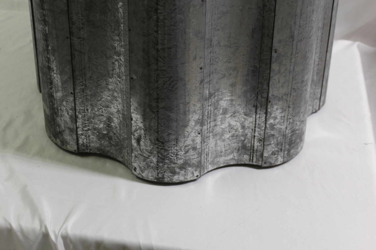 Mid-Century Modern Galvanized Side Table style of J Dickinson - 18