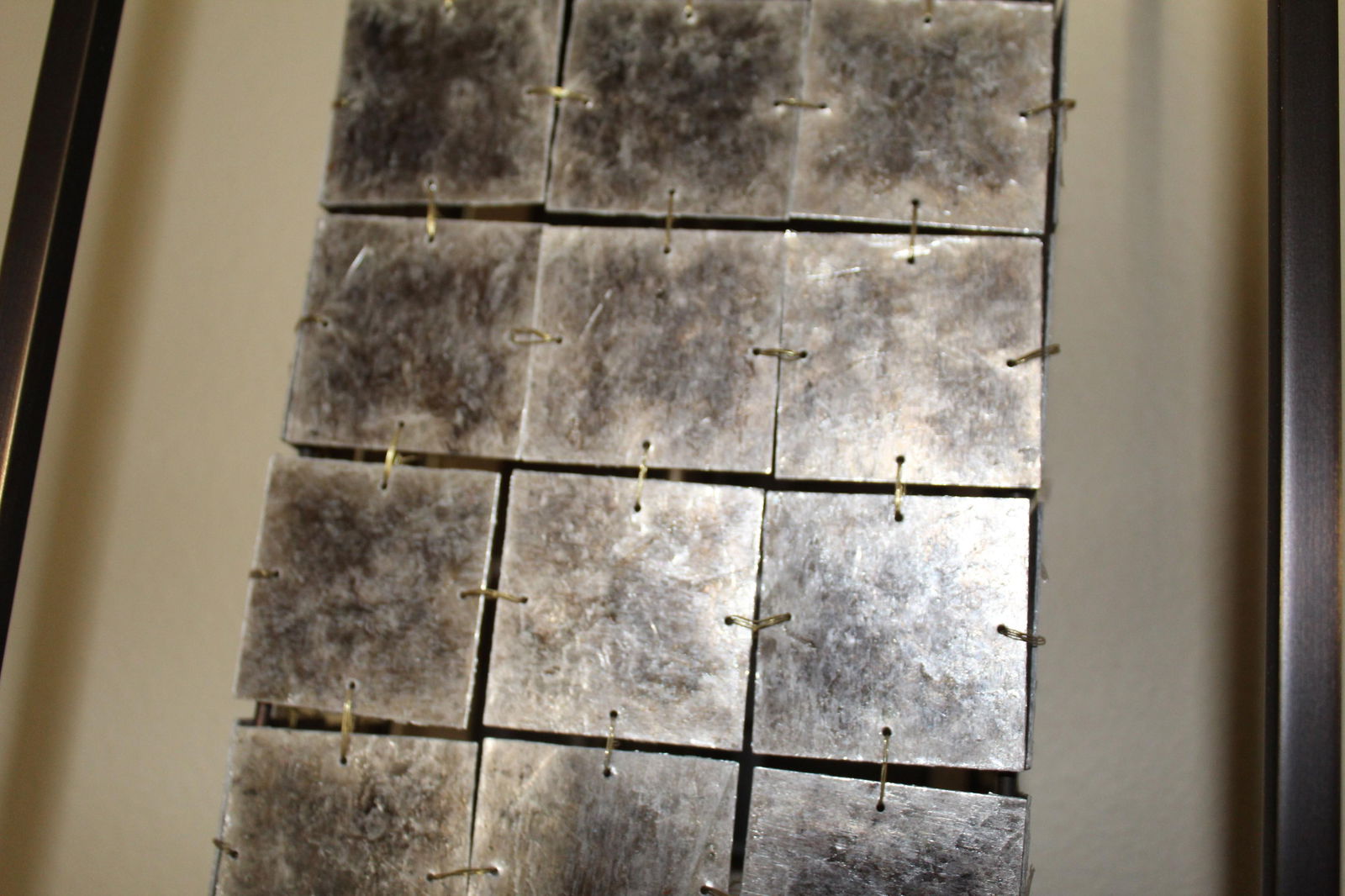 Modern Sconces Mica Shades Antique Brass Metal LA Designer - 12