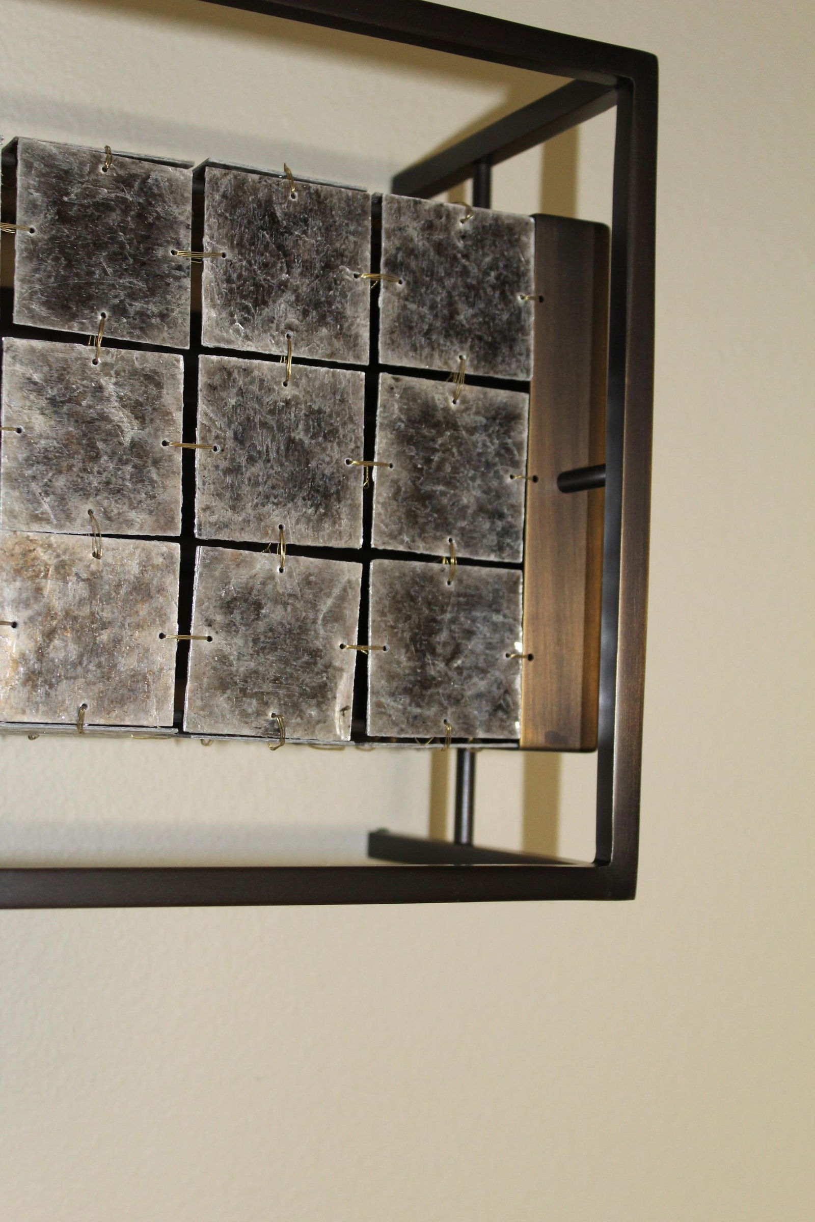 Modern Sconces Mica Shades Antique Brass Metal LA Designer - 14