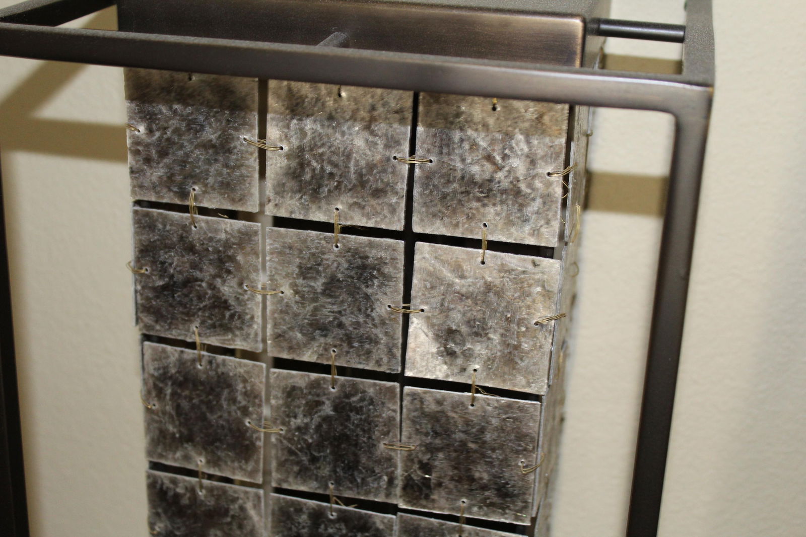 Modern Sconces Mica Shades Antique Brass Metal LA Designer - 9