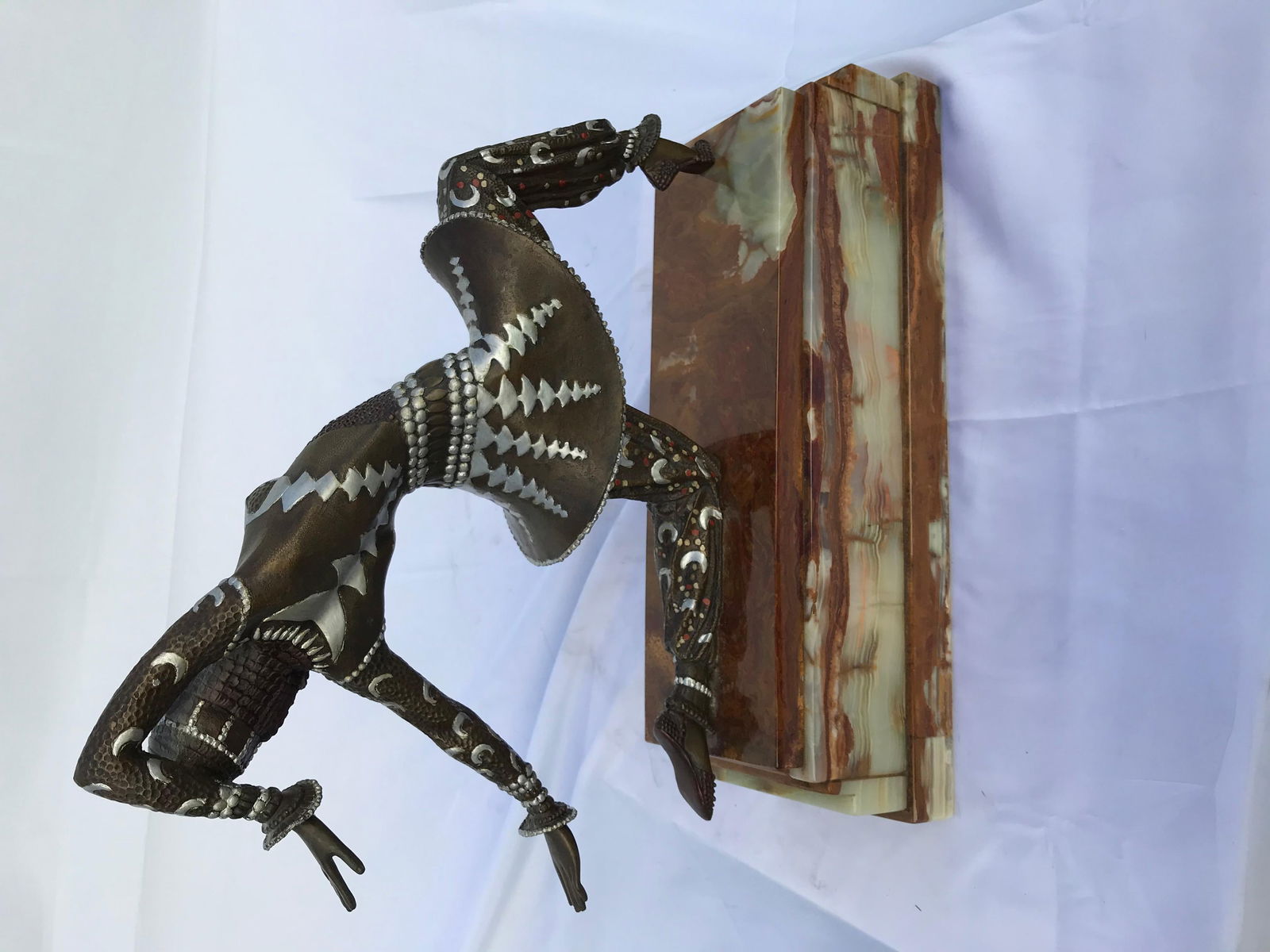 Art Deco/Modern Dancer in Dance Pose Title; Karmorna after Chiparus - 9