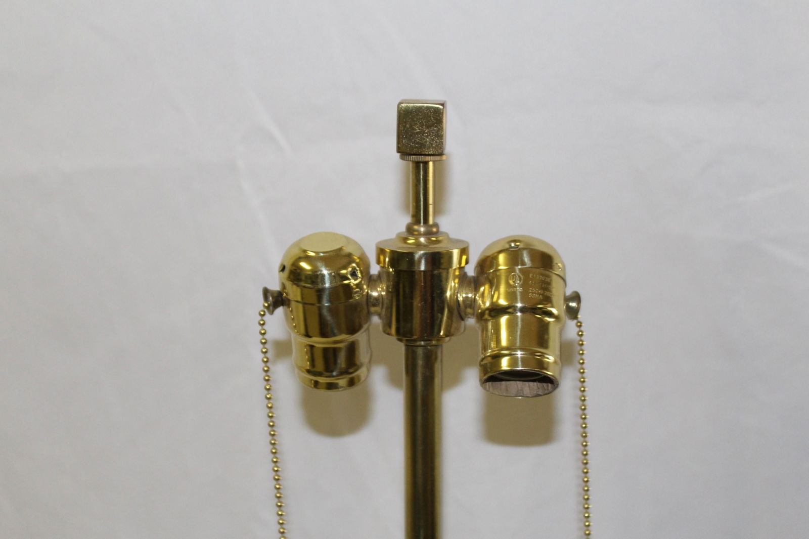 Modern Onyx & Brass Lamp - 17