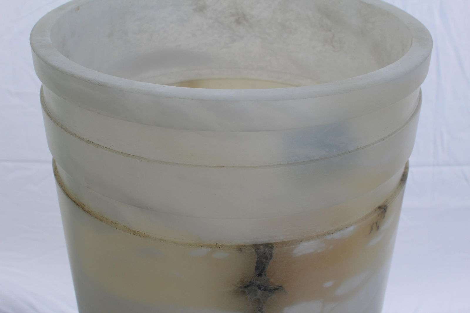 Art Deco/Modern Alabaster Up Light - 8