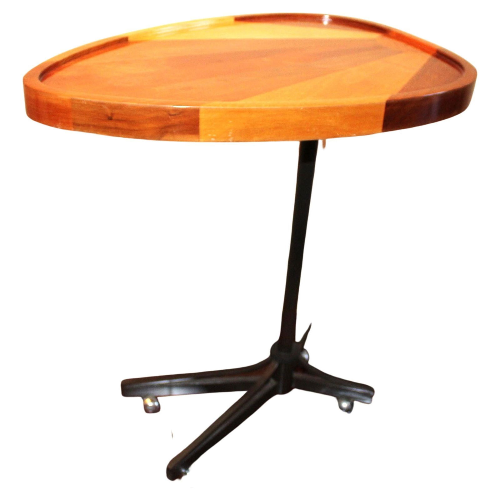 Art Deco / Modern Custom Side table w Rising Sun Design - 15