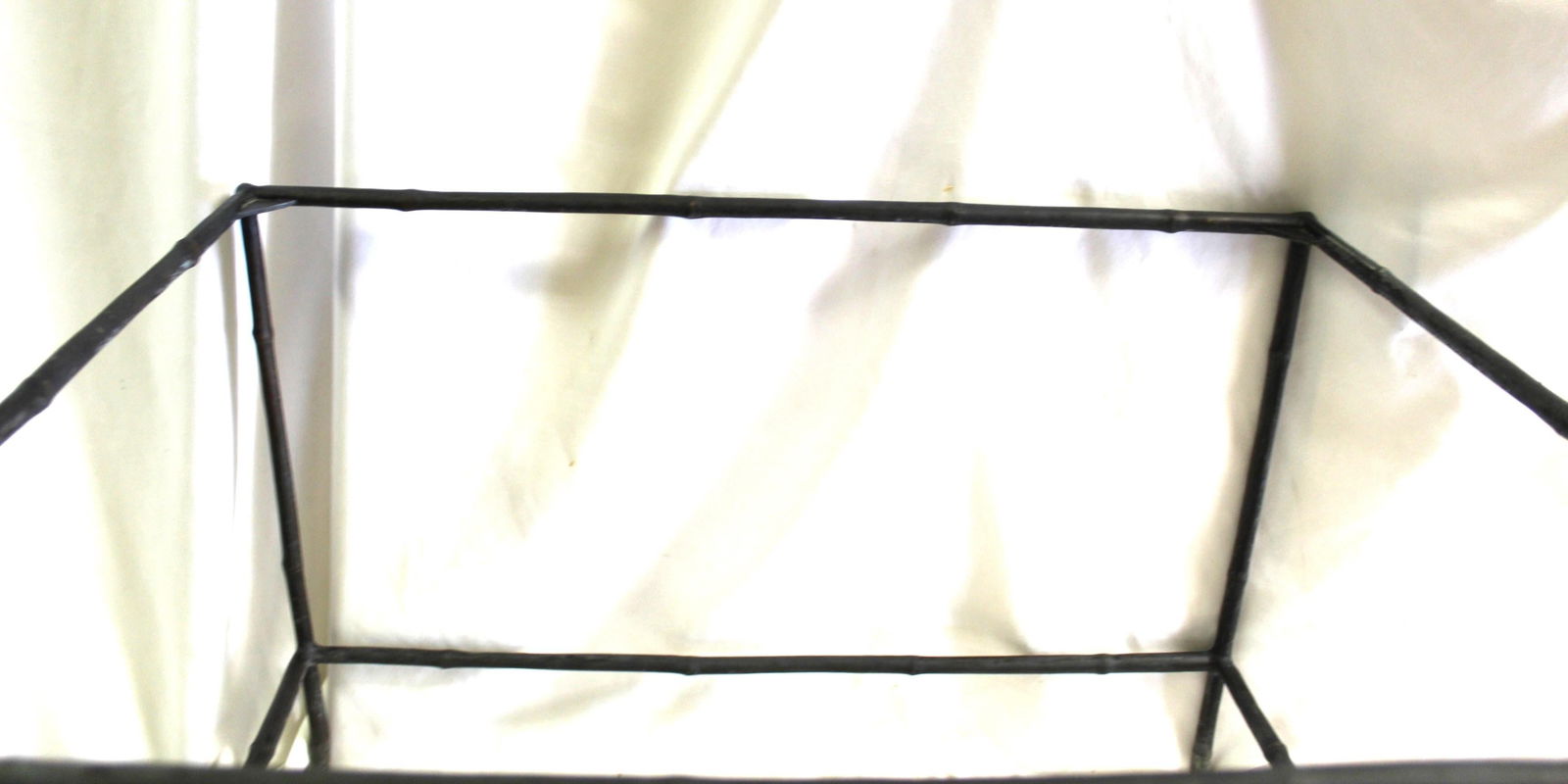 Mid Century Bronze Cast Bamboo Side table . - 10