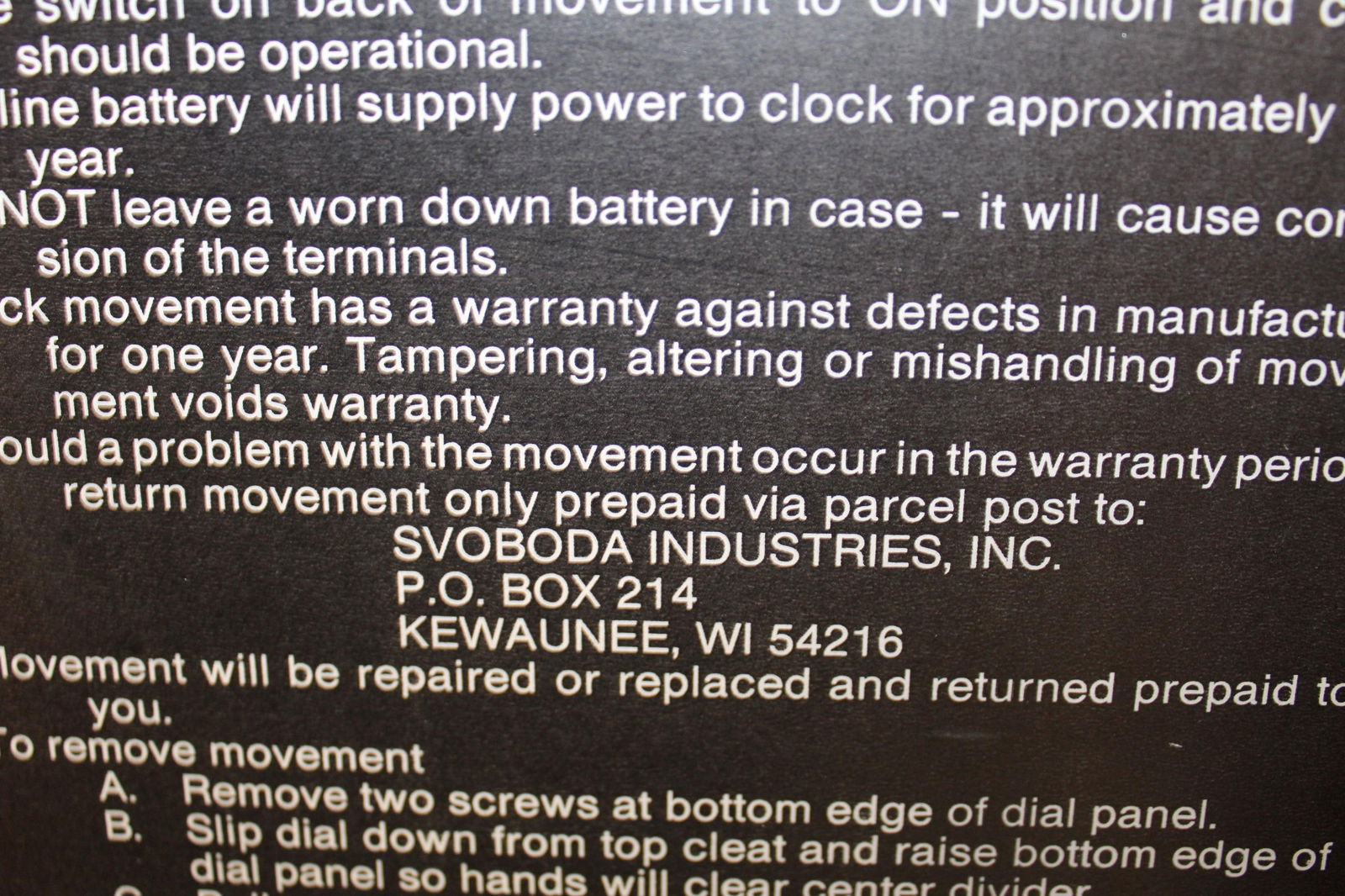 Jack Daniels Clock /Oak Case /Battery - 13