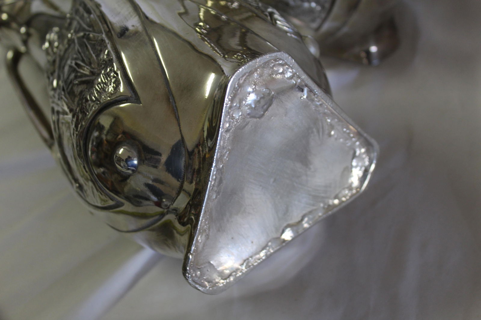 Art Nouveau Original Vases, Silvered, Signed - 9