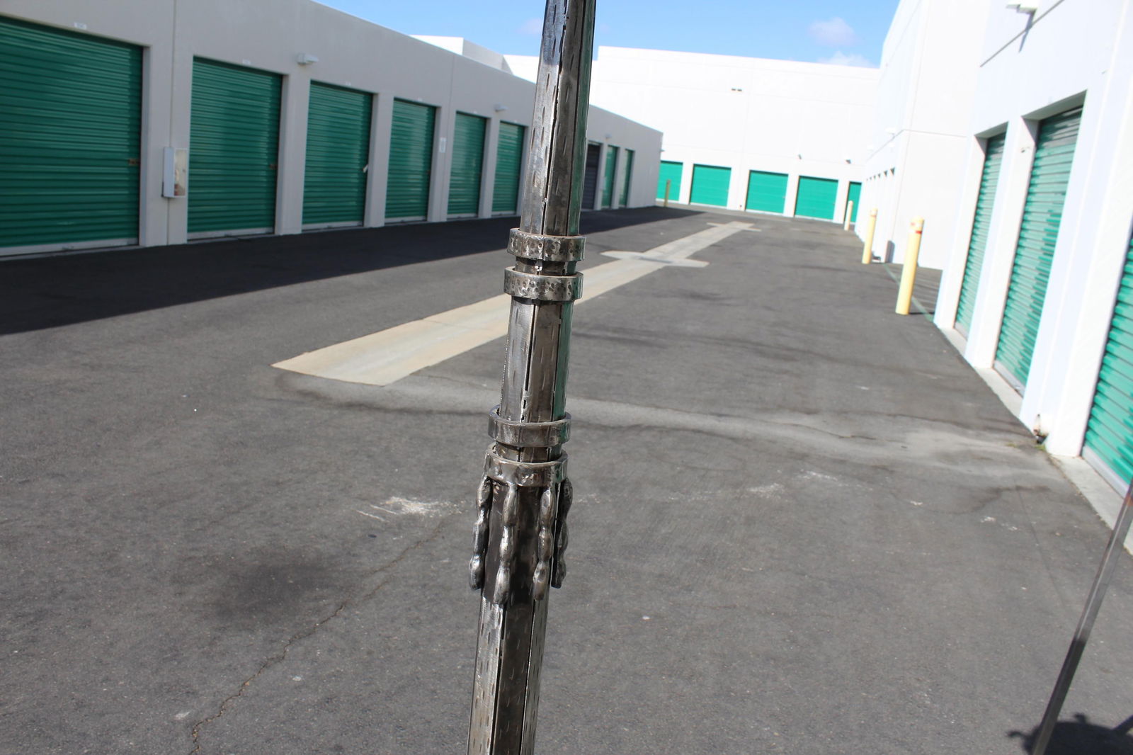 Art Deco/Modern Style Floor Lamp , Alabaster Shade - 10