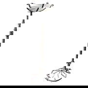 Art Deco/Modern Style Floor Lamp , Alabaster Shade: A Custom Designed and hand forged mild steel floor Lamp in the manor of Art Deco . Possibly the style of Paul Kiss . The alabaster shade from Spain is highly carved and with a ring near the top .