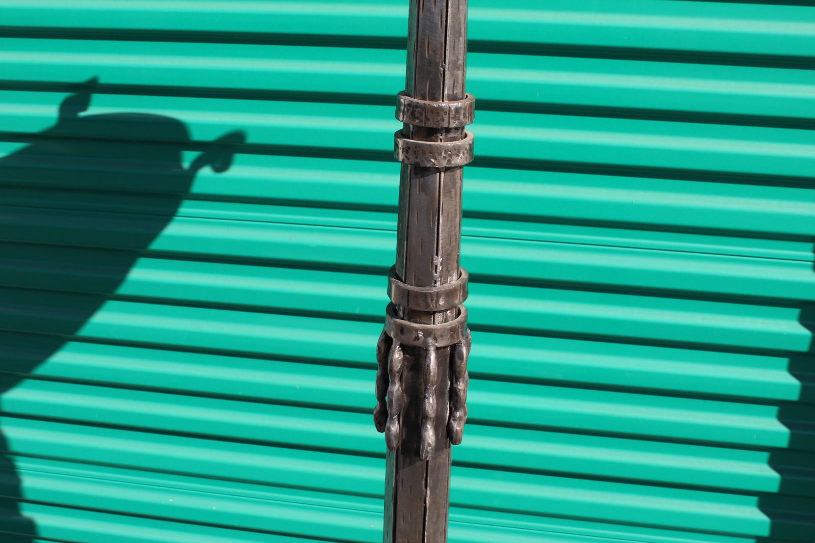 Art Deco/Modern Style Floor Lamp , Alabaster Shade - 4