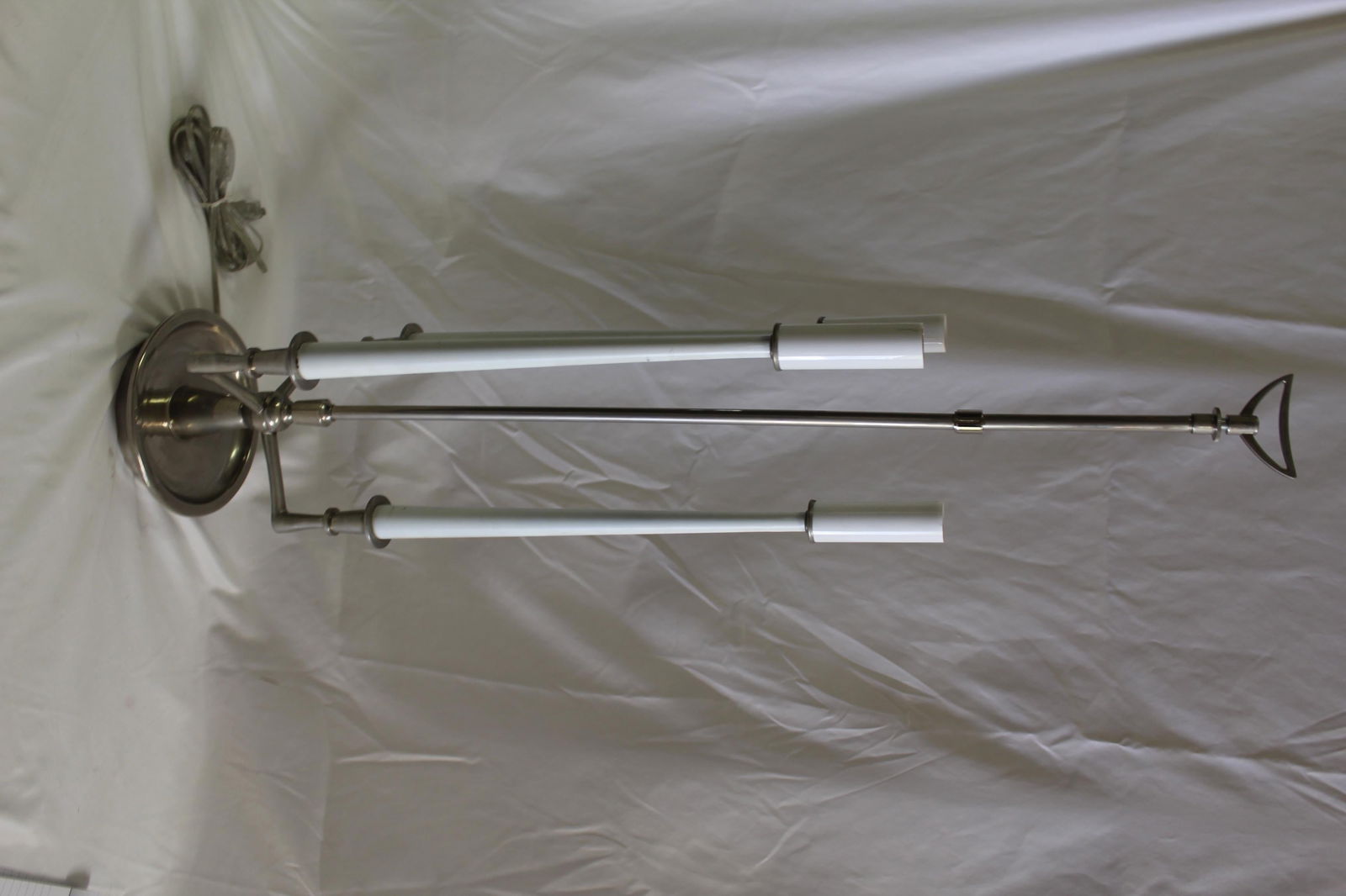 Mid Century/Modern Lamp with 3 Lights Hi-Pol Nickel - 14