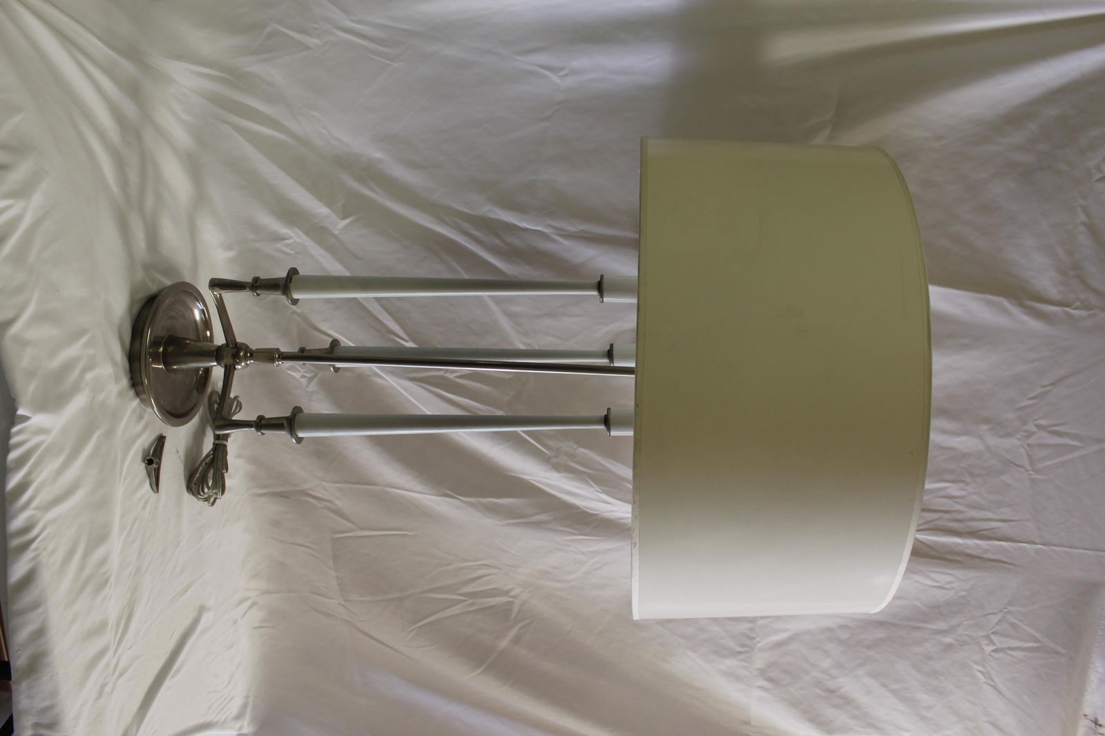 Mid Century/Modern Lamp with 3 Lights Hi-Pol Nickel - 15