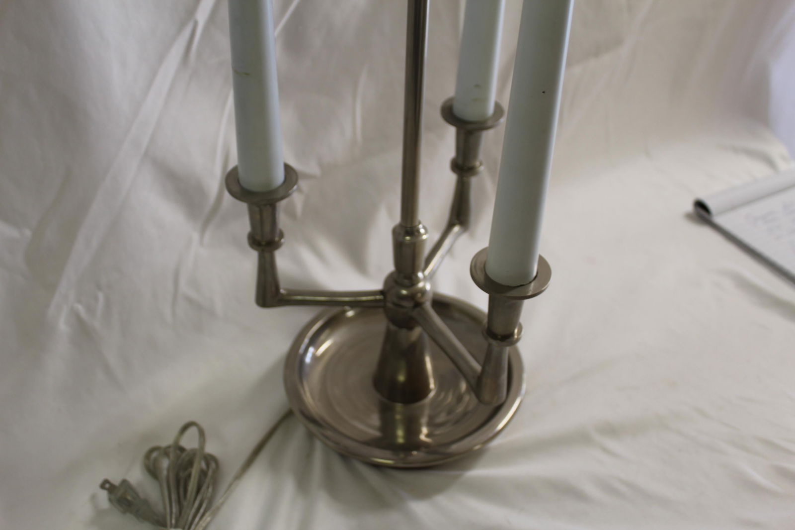 Mid Century/Modern Lamp with 3 Lights Hi-Pol Nickel - 9
