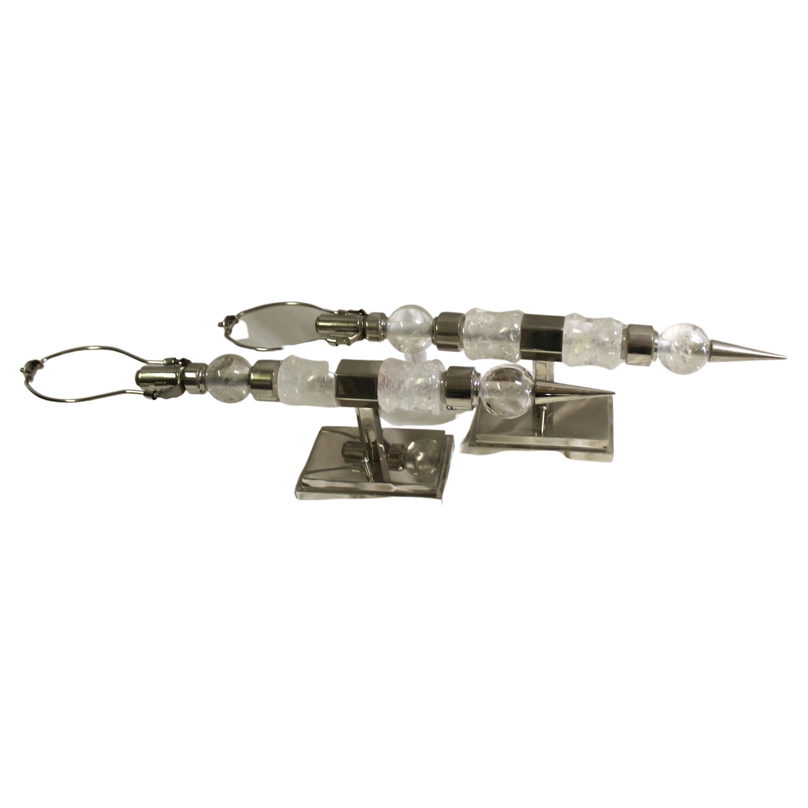 Mid-Century Modern/Deco Rock Crystal Sconces - 15