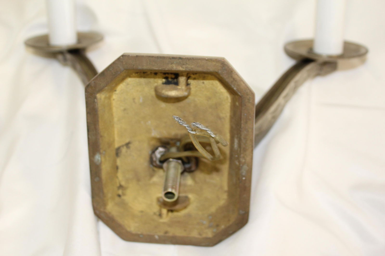 Mid Century /Modern/Deco Style Sconces , Nickel Finish , Pair - 18