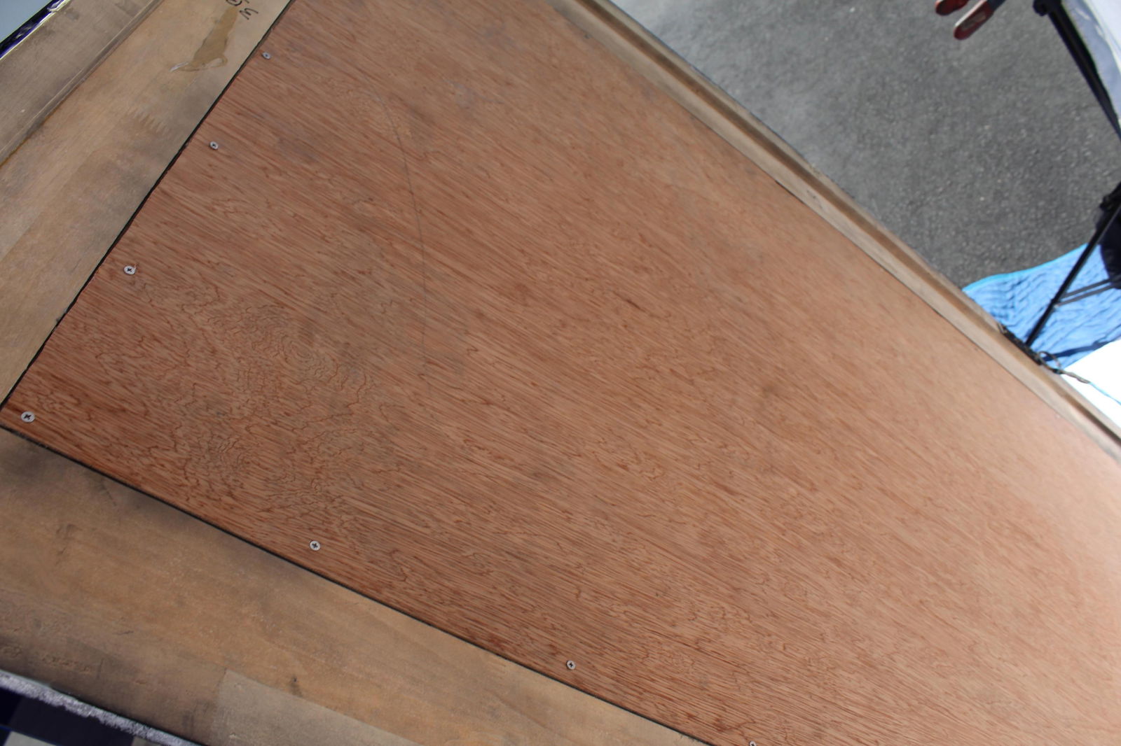 Mirror, Cobalt Blue, Mid-Century Modern, Beveled, Large Size, Custom Design - 15