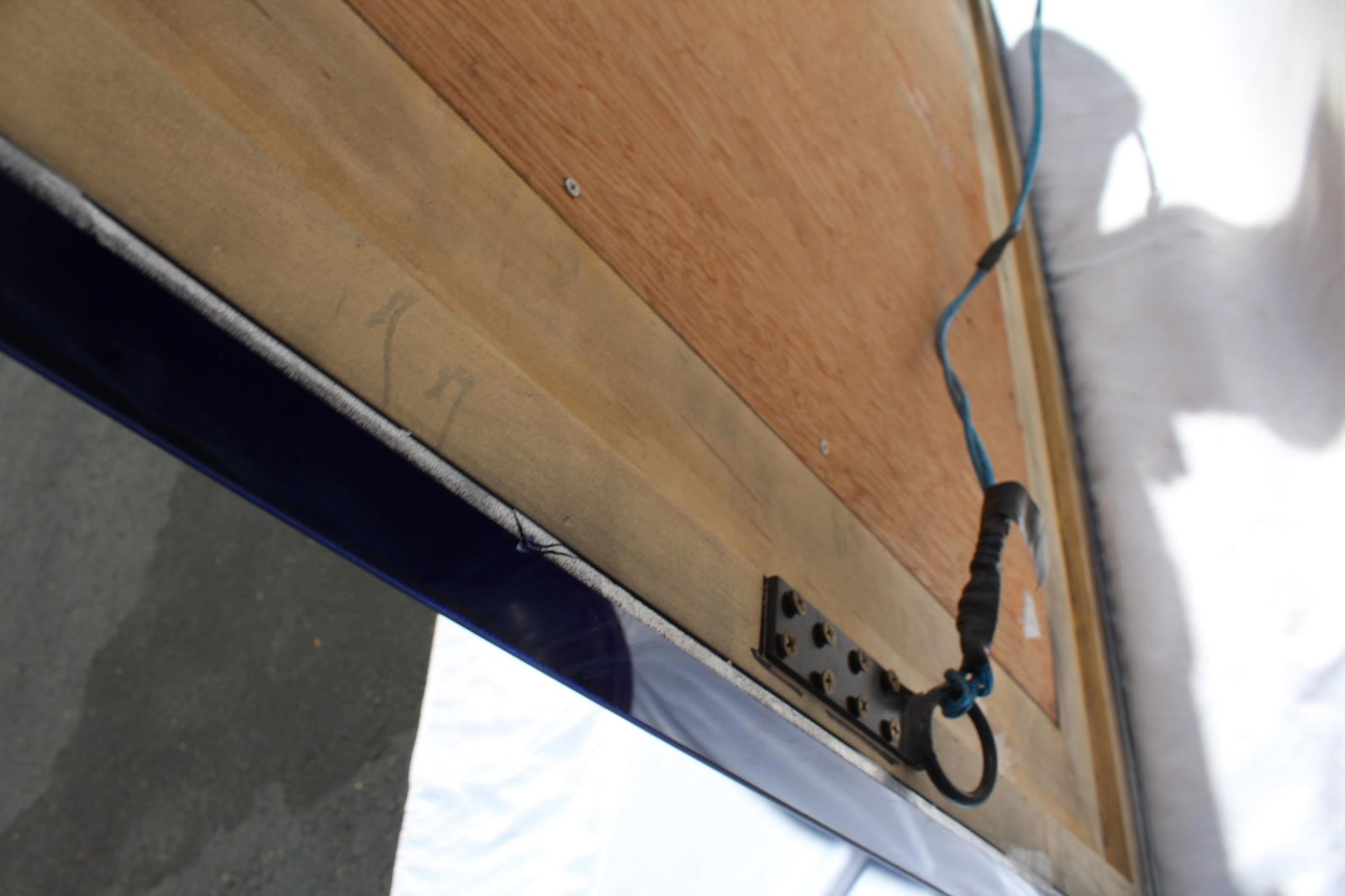 Mirror, Cobalt Blue, Mid-Century Modern, Beveled, Large Size, Custom Design - 4