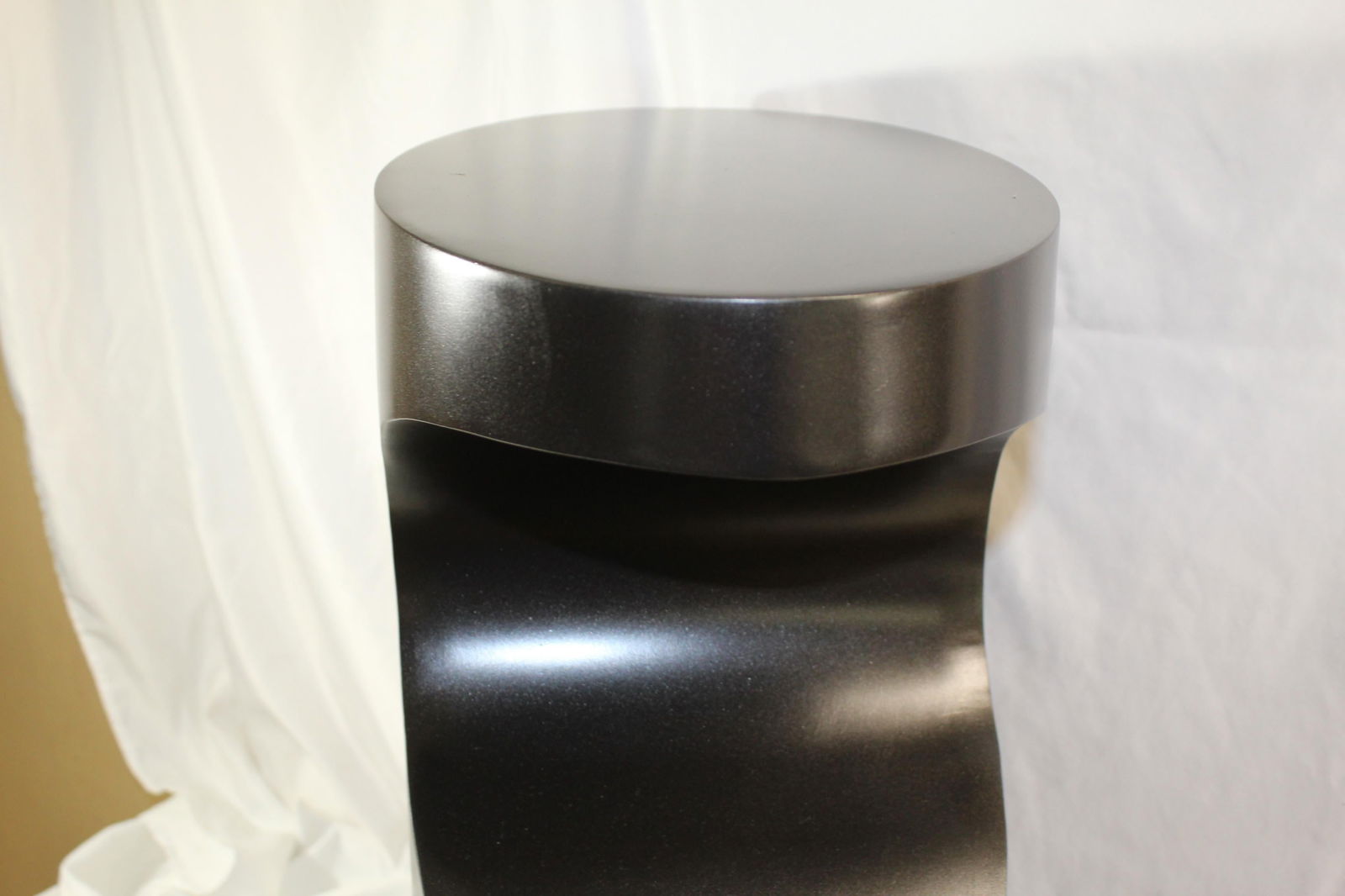 Mid Century /Modern side Table Custom made all steel - 11