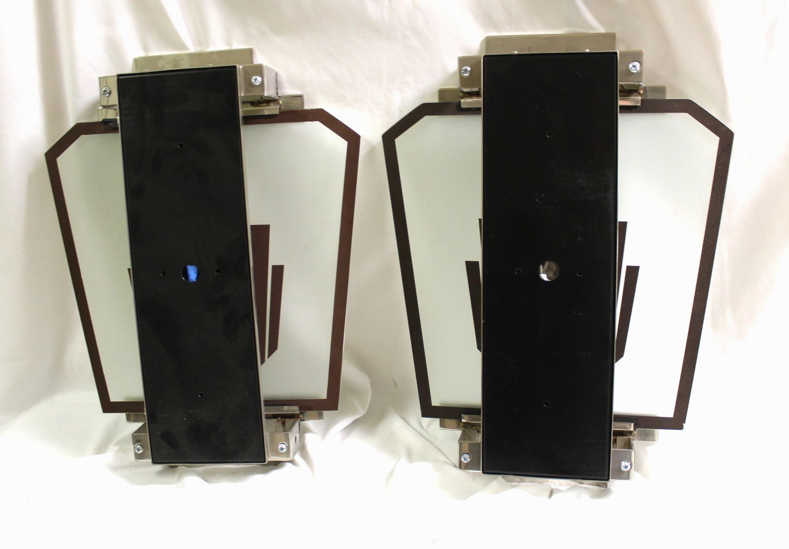 Mid Century /Modern Deco Sconces , St James Club, 2 pairs - 12