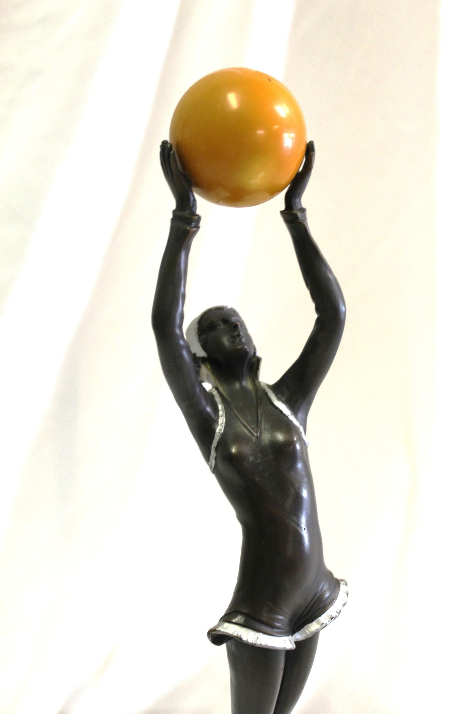 Mid Century /Modern/Deco Style Sculpture , Bronze Girl - 19