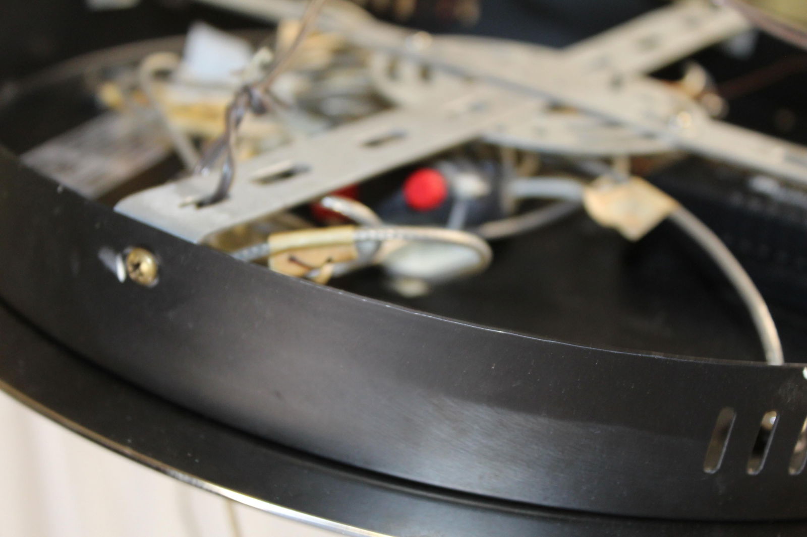 Modern Glass Globe Chandelier , 8 shades , Hi polished Nickel Ceiling cap - 19