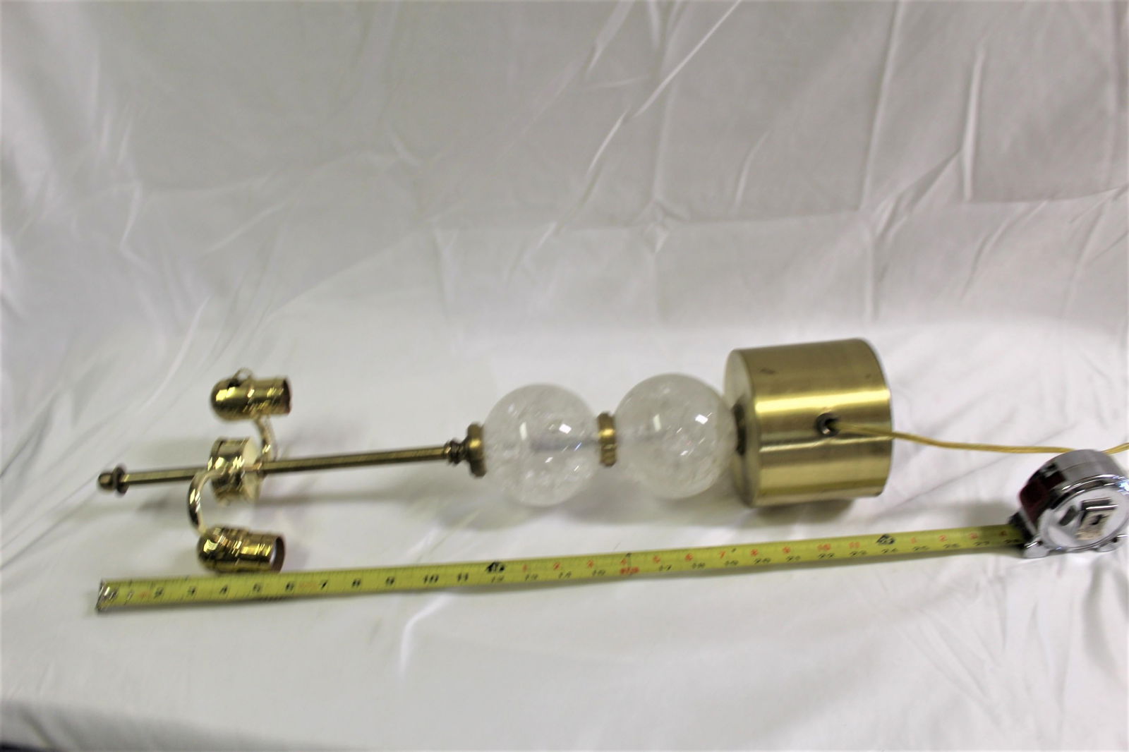 Brass & Rock Crystal Lamps - 4