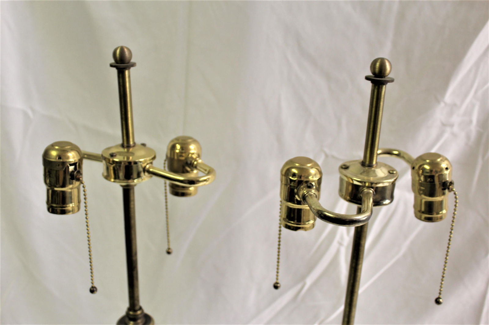 Brass & Rock Crystal Lamps - 8