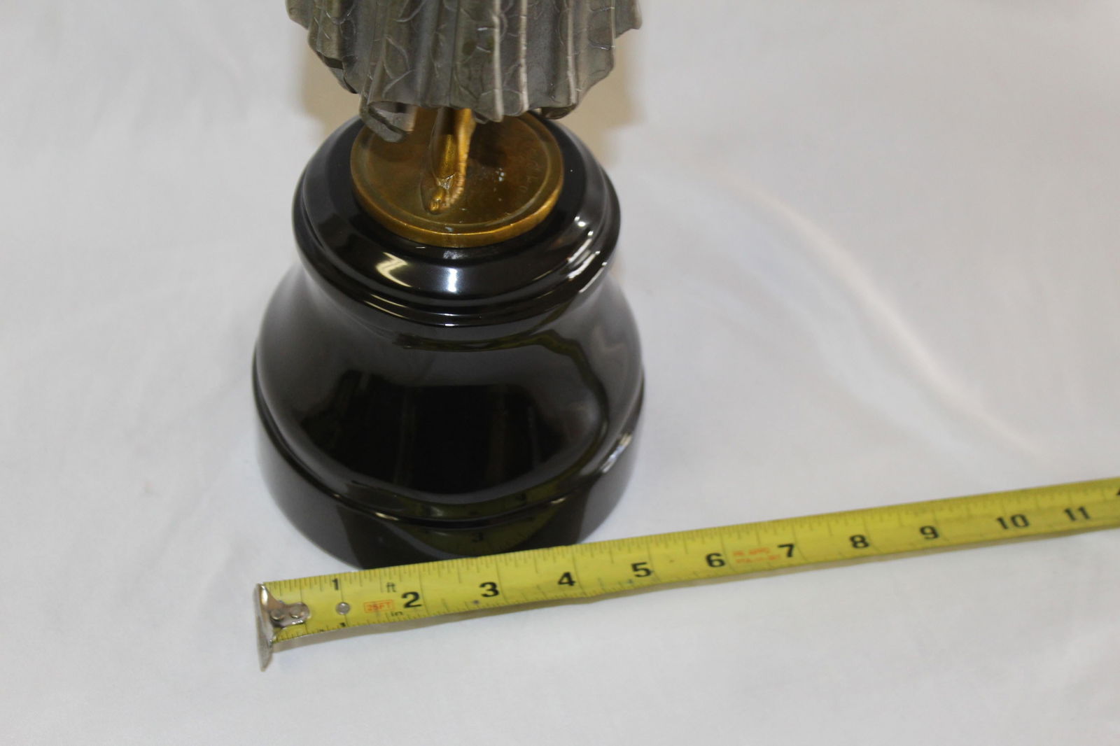 Art Deco Sculpture, Lady the Book Lady Bronze and Marble - 14