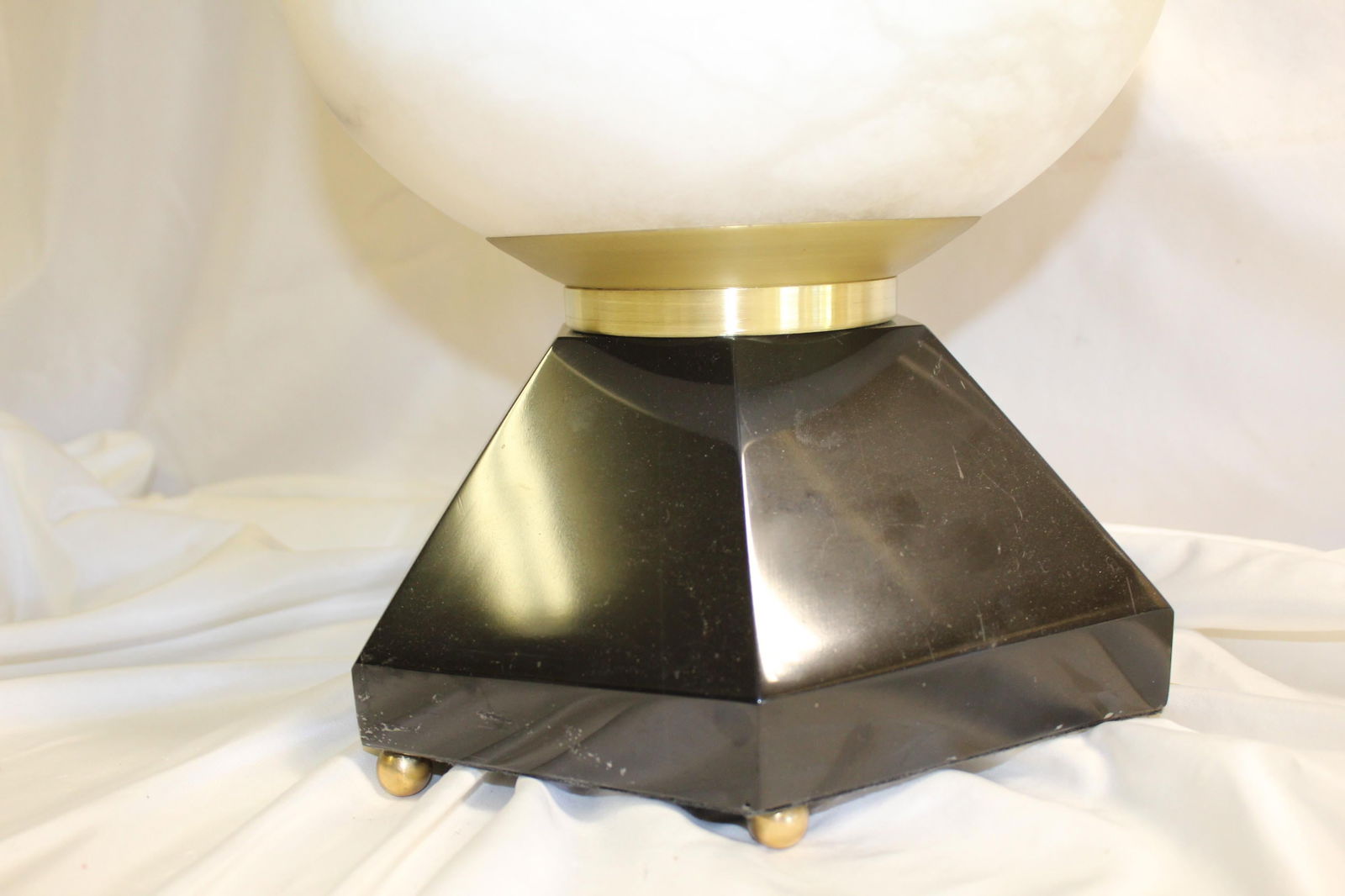 Art Deco/Modern Alabaster Up-Light Lumiere - 10