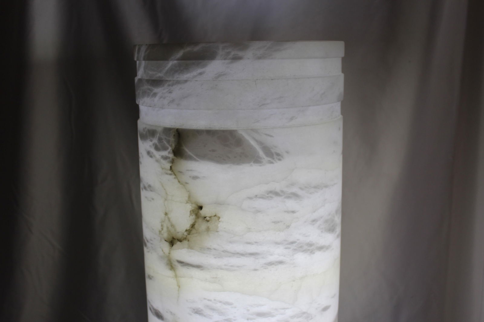 Art Deco/Modern Alabaster Up-Light Lumiere - 13