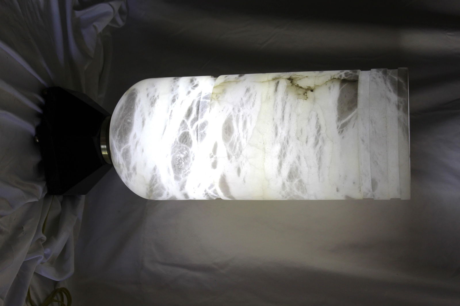 Art Deco/Modern Alabaster Up-Light Lumiere - 17