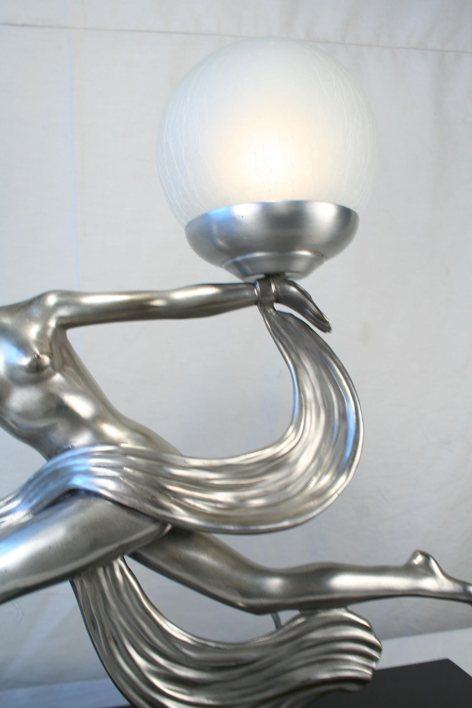 Modern/deco semi-nude girl Lamp - 2