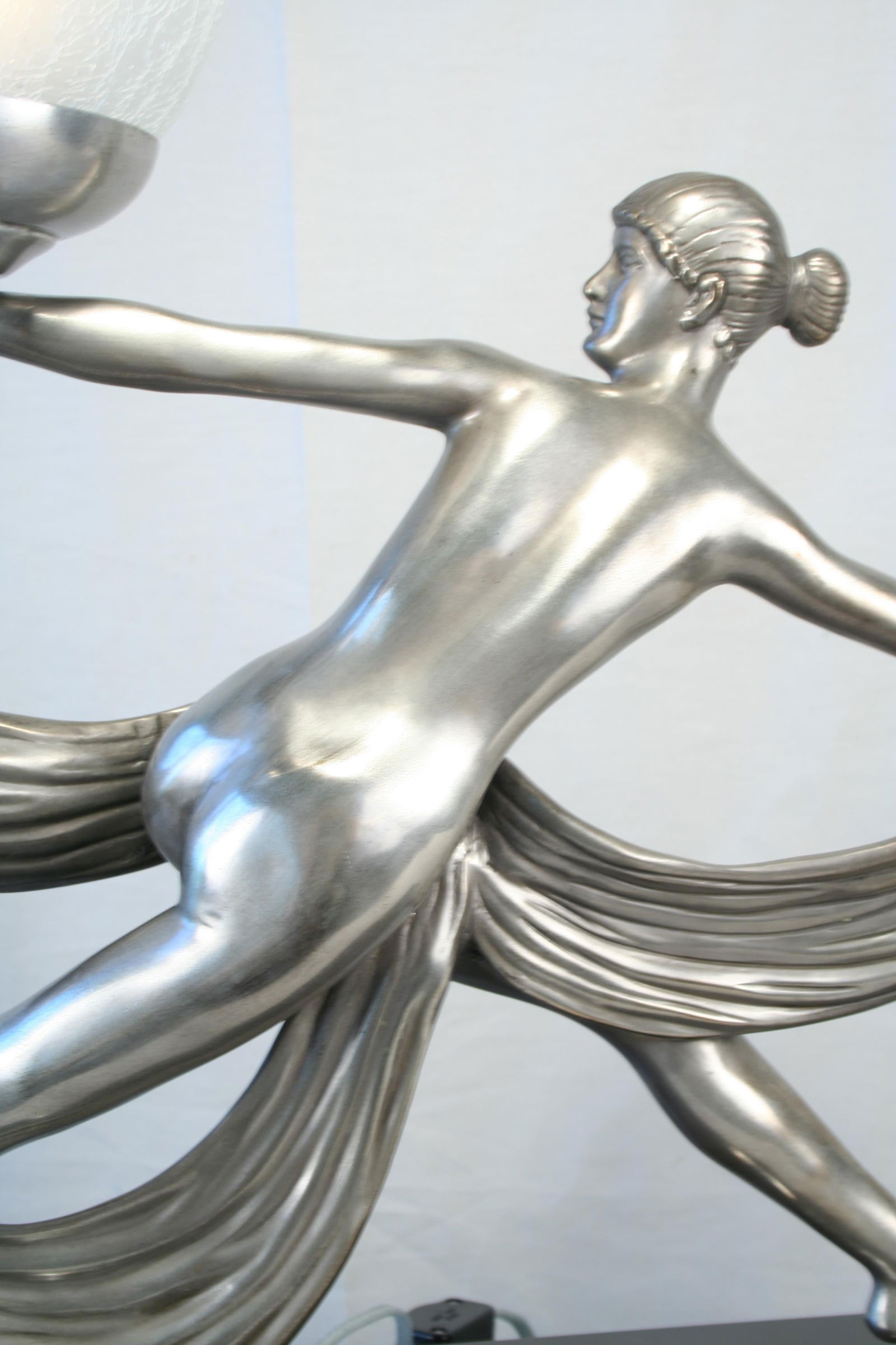 Modern/deco semi-nude girl Lamp - 5